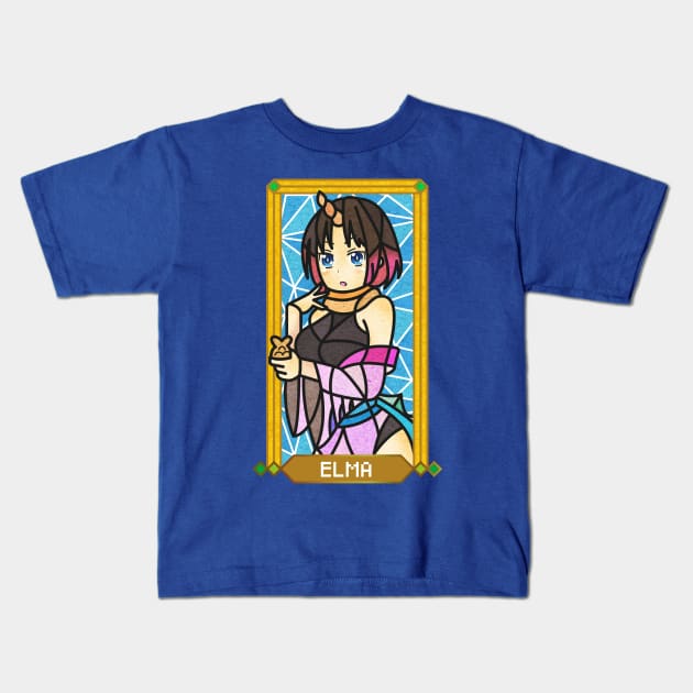 Elma - Miss Kobayashi's Dragon Maid 1 Kids T-Shirt by vizcan